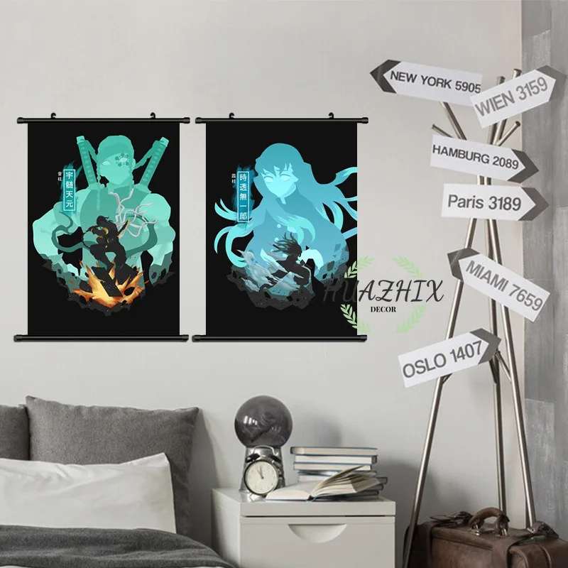 Anime Scroll Painting Akaza Framed Painting on Canvas Wall Art Aesthetic Living Room Decor Posters on The Wall Manga Picture
Anime Scroll Painting Akaza Framed Painting on Canvas Wall Art Aesthetic Living Room Decor Posters on The Wall Manga Picture