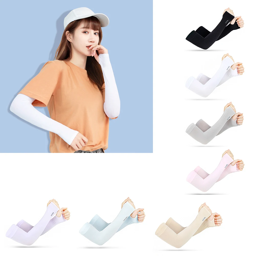 1Pair Arm Sleeves Men Women Gloves Sun UV Sun Protection Summer Outdoor Sport Cycling Running Ice Silk Arm Thumb Cover Cuff
1Pair Arm Sleeves Men Women Gloves Sun UV Sun Protection Summer Outdoor Sport Cycling Running Ice Silk Arm Thumb Cover Cuff