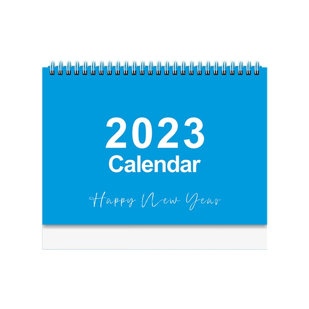 

2023 Desk Calendar 12 Months Monthly Planner 2023 Calendar Desk Memo Daily Schedule Agenda Organizer Office Blue