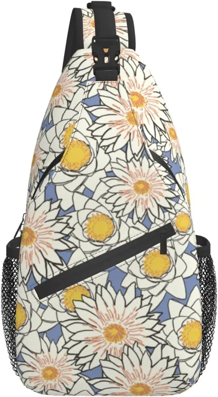 Daisy Crossbody Backpack Sling Bag Lightweight Shoulder Bags for Women Men Gifts Travel Sport Walking Biking Cycling Daypack
Daisy Crossbody Backpack Sling Bag Lightweight Shoulder Bags for Women Men Gifts Travel Sport Walking Biking Cycling Daypack