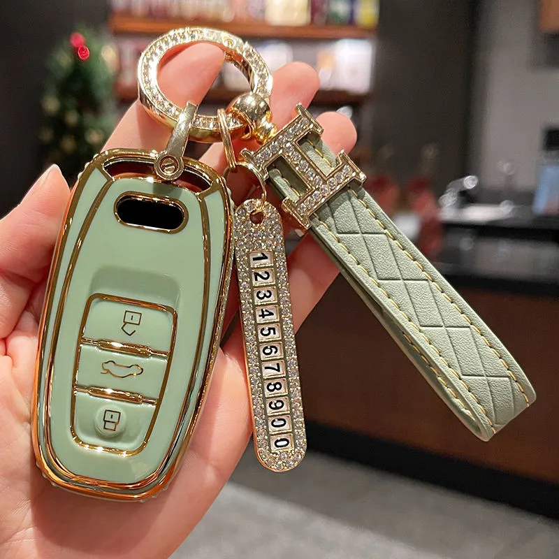 Fashion Durable TPU Car Remote Smart Key Cover Case Shell For Audi A1 A3 A4 A5 A6 A7 A8 Quattro Q3 Q5 Q7 2009-2022 Accessories
Fashion Durable TPU Car Remote Smart Key Cover Case Shell For Audi A1 A3 A4 A5 A6 A7 A8 Quattro Q3 Q5 Q7 2009-2022 Accessories