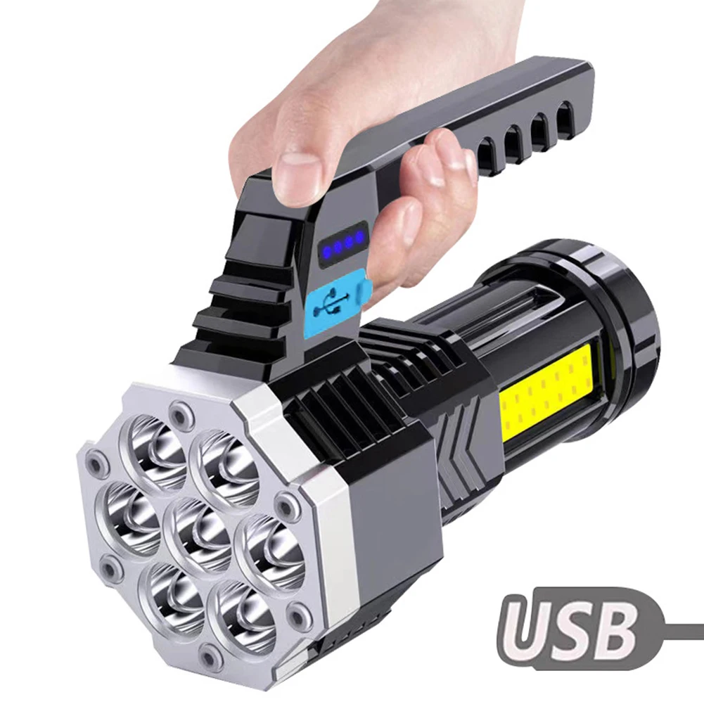 Portable LED Flashlight USB Charging Waterproof Torch Handheld Hand Lamp Camping Traveling Adventure Lighting Gadgets
Portable LED Flashlight USB Charging Waterproof Torch Handheld Hand Lamp Camping Traveling Adventure Lighting Gadgets