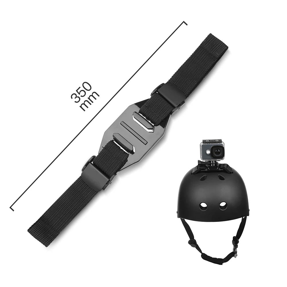 

Adjustable Helmet Strap for GoPro Hero 10 9 8 7 5 6 Black Yi 4K Sjcam Sj4000 Sj 5000 H9 Go Pro Mount Cycling Accessory