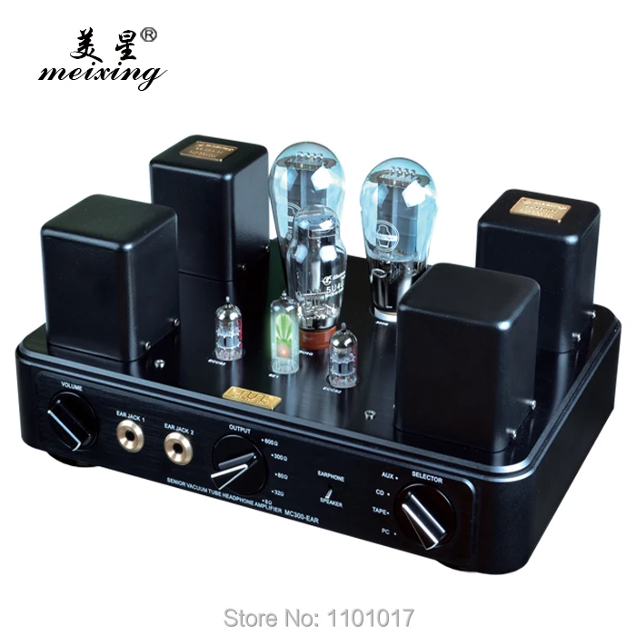 

Meixing MingDa MC300-EAR XLR Tube Amplifier HIFI EXQUIS Magic Eye 300B Lamp Headphone Amp & USB Decoder