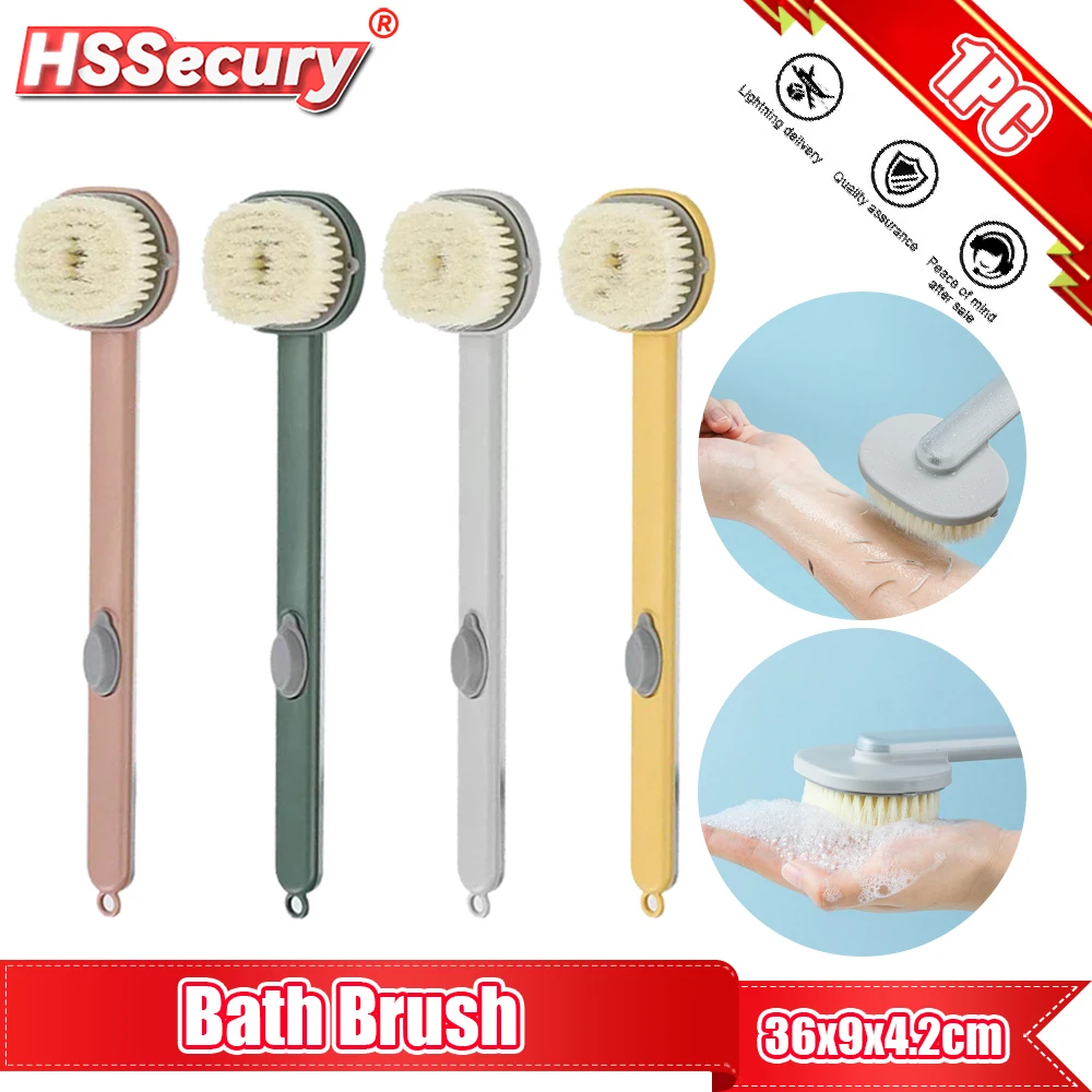 Long Handle Bath Brush Soft Bristled Bath Brush Back Body Shower Sponge Exfoliating Scrub Massager Skin Bathroom Cleaning Tools
Long Handle Bath Brush Soft Bristled Bath Brush Back Body Shower Sponge Exfoliating Scrub Massager Skin Bathroom Cleaning Tools