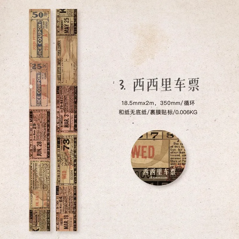 Винтажная маскировочная лента Gimue 04651
Винтажная маскировочная лента Gimue 04651