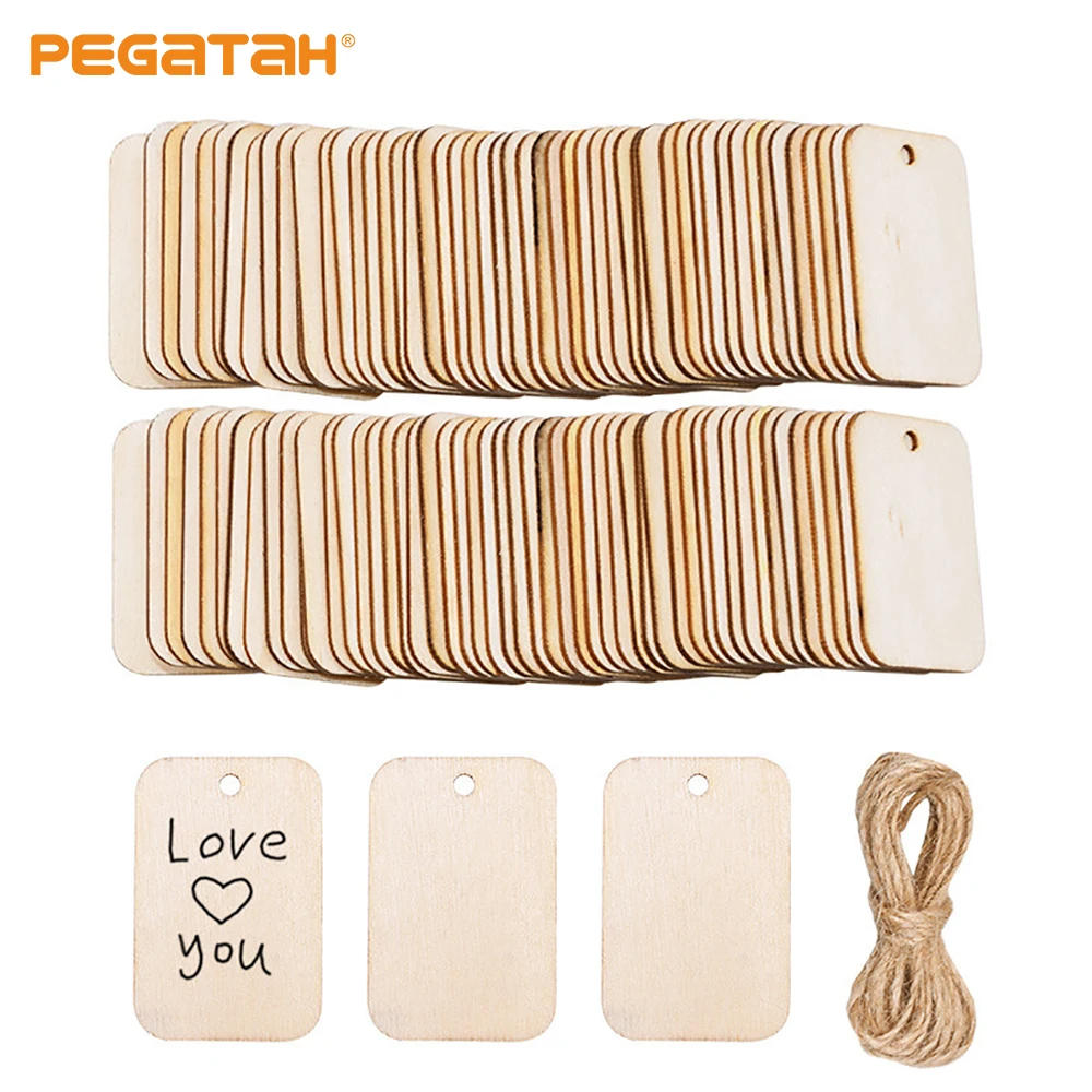 Unfinished Nature Wood Slice Gift Tags Blank Wooden Hanging Label With Rope for Wedding Birthday Party Decor DIY Bookmark Crafts
Unfinished Nature Wood Slice Gift Tags Blank Wooden Hanging Label With Rope for Wedding Birthday Party Decor DIY Bookmark Crafts