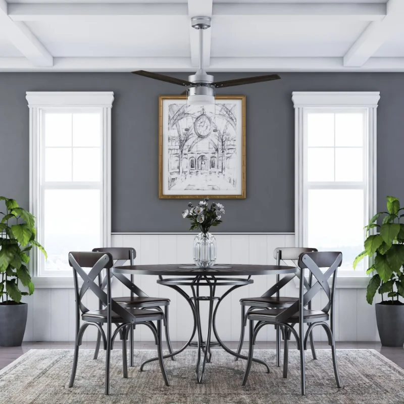 Prominence Home Reston 42" Pewter Modern Small Room Ceiling Fan with 3 Blades, LED Light Kit, Pull Chains & Reverse Airflow
Prominence Home Reston 42" Pewter Modern Small Room Ceiling Fan with 3 Blades, LED Light Kit, Pull Chains & Reverse Airflow