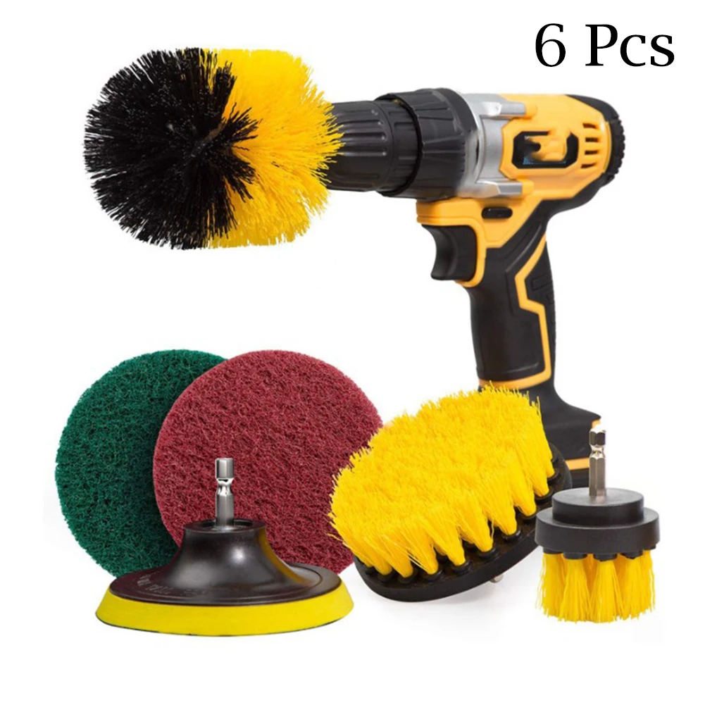 6pcs/Set Car Cleaning Brush Tools Drill Colors Attachment Scrubber Scouring Scrub Cleaner Tool For Car Cleaning Accessories
6pcs/Set Car Cleaning Brush Tools Drill Colors Attachment Scrubber Scouring Scrub Cleaner Tool For Car Cleaning Accessories