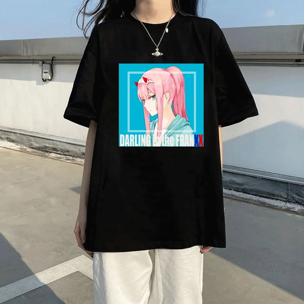 Darling In The Franxx Anime T Shirt Women Zero TWO Aesthetic Funny Manga T-shirt Hip Hop Cool Tshirts Short Sleeve Female Tops
Darling In The Franxx Anime T Shirt Women Zero TWO Aesthetic Funny Manga T-shirt Hip Hop Cool Tshirts Short Sleeve Female Tops