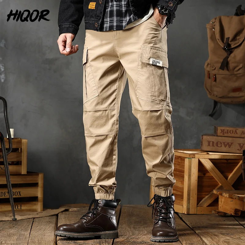 HIQOR Men's Cargo Pants Elastic Multiple Pocket Male Trousers Outdoor Pant Autumn Hip Hop Harem Joggers Safari Style Pants Man
HIQOR Men's Cargo Pants Elastic Multiple Pocket Male Trousers Outdoor Pant Autumn Hip Hop Harem Joggers Safari Style Pants Man