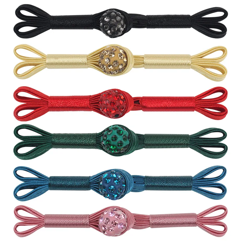5 Pairs Chinese Knot Buttons Fastener for Cheongsam Tang Suit Retro Strip Buttons for Collar Decorative Handmade Cloth Button
5 Pairs Chinese Knot Buttons Fastener for Cheongsam Tang Suit Retro Strip Buttons for Collar Decorative Handmade Cloth Button