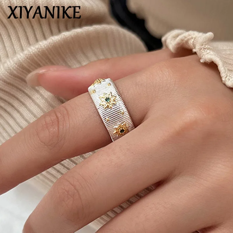 XIYANIKE Роскошные зеленые циркониевые Звездные манжеты для женщин и девушек модные новые ювелирные изделия Дамский подарок
XIYANIKE Роскошные зеленые циркониевые Звездные манжеты для женщин и девушек модные новые ювелирные изделия Дамский подарок