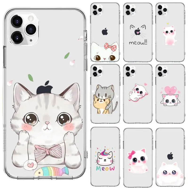 ins pink cute cat meow Phone Case For iphone 13 12 11 8 7 plus mini x xs xr pro max Transparent soft
ins pink cute cat meow Phone Case For iphone 13 12 11 8 7 plus mini x xs xr pro max Transparent soft