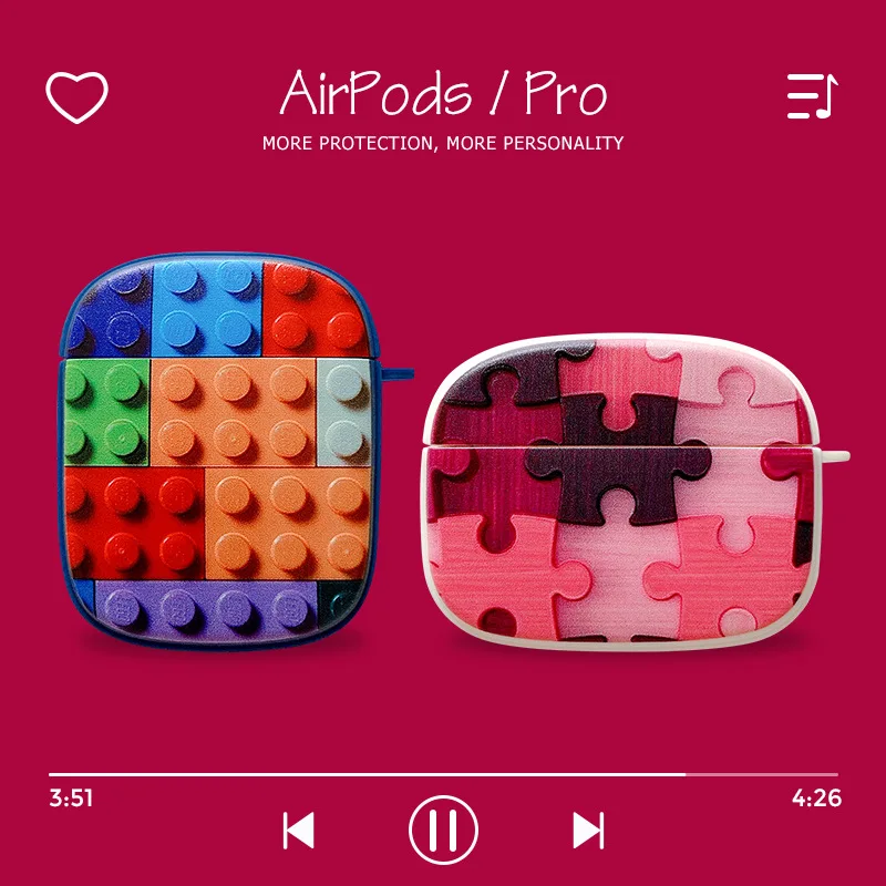 For Airpods 3 Case 2021/Airpods 3 Generation Case,Building Block Puzzle Case For Airpods Pro/Airpods 1/2
For Airpods 3 Case 2021/Airpods 3 Generation Case,Building Block Puzzle Case For Airpods Pro/Airpods 1/2