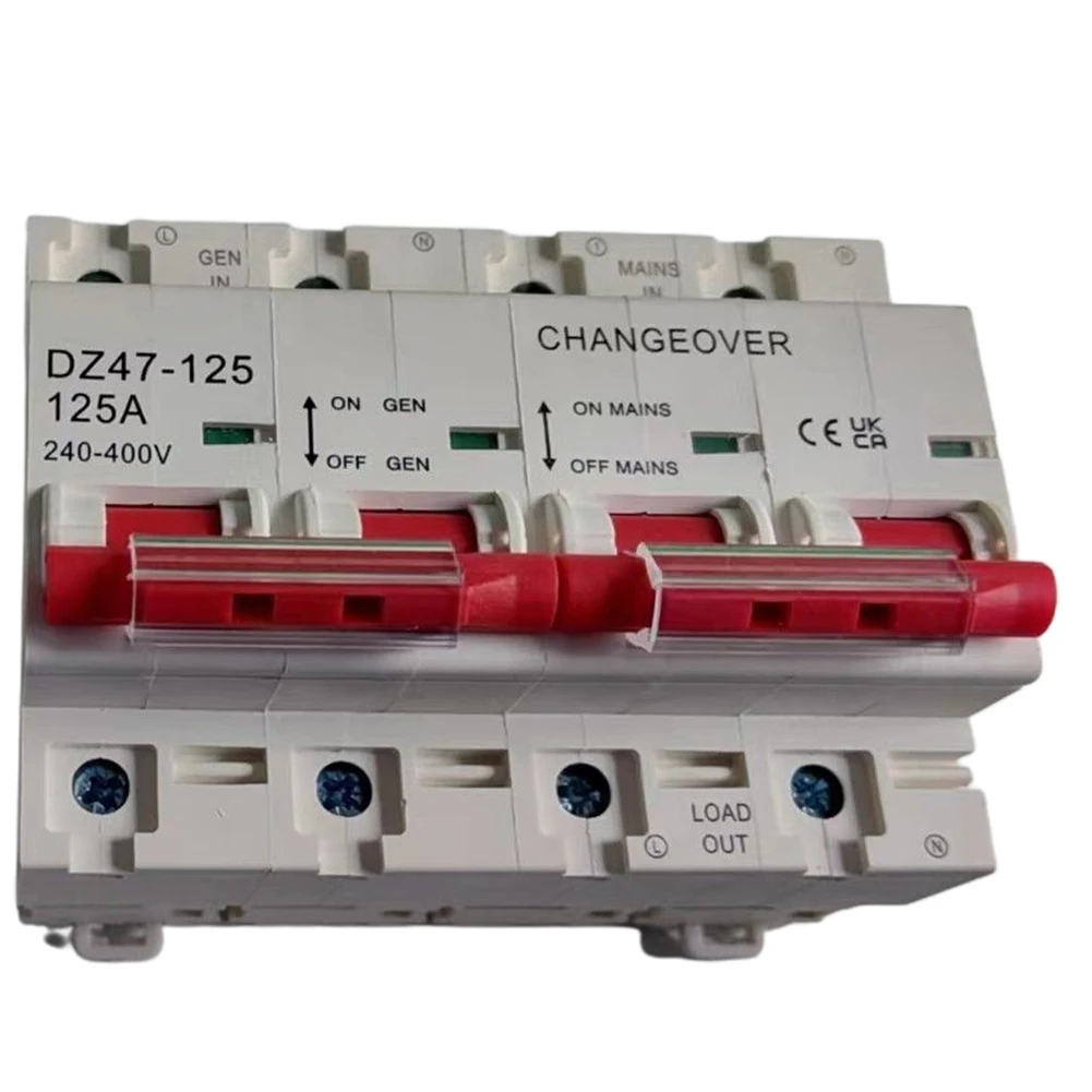 Power To Generator Switch Fuse Block 125SWB Amp Power To Generator Change Over Switch Single Phase 240-400V 125A Transfer
Power To Generator Switch Fuse Block 125SWB Amp Power To Generator Change Over Switch Single Phase 240-400V 125A Transfer