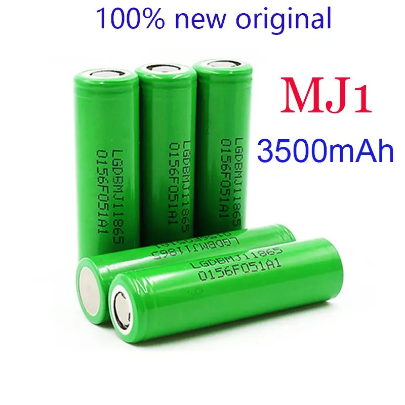 

2-20 шт. 100% оригинальный MJ1 3,7 в 3500 мАч 18650 литиевый аккумулятор для фонарика батареи для MJ1 3500 мАч батарея