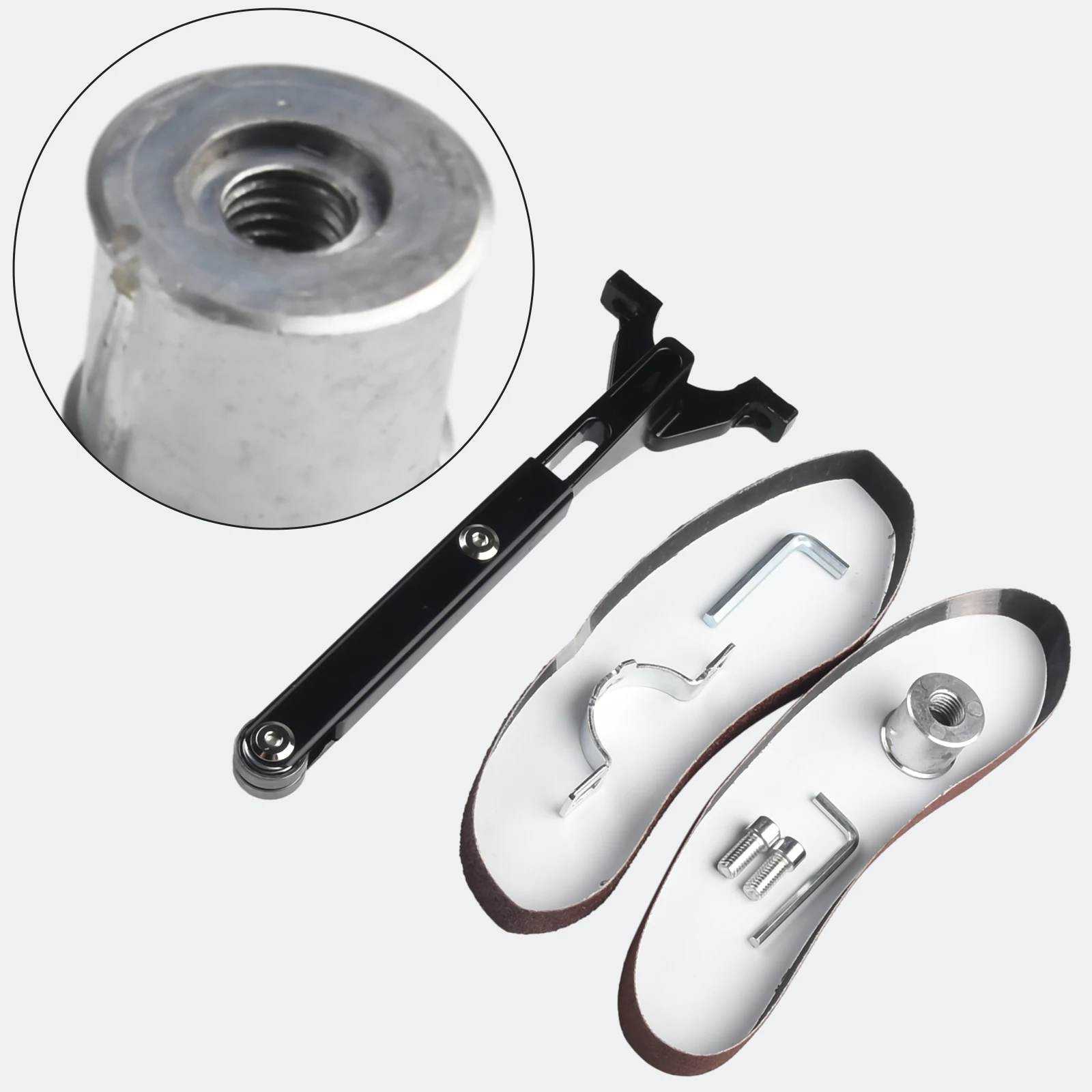 Power Tools Bracket 2*52cm/0.78*20.47in Aluminum Angle Grinder Double Bearing For Model 100 Grooved Driving Wheel
Power Tools Bracket 2*52cm/0.78*20.47in Aluminum Angle Grinder Double Bearing For Model 100 Grooved Driving Wheel
