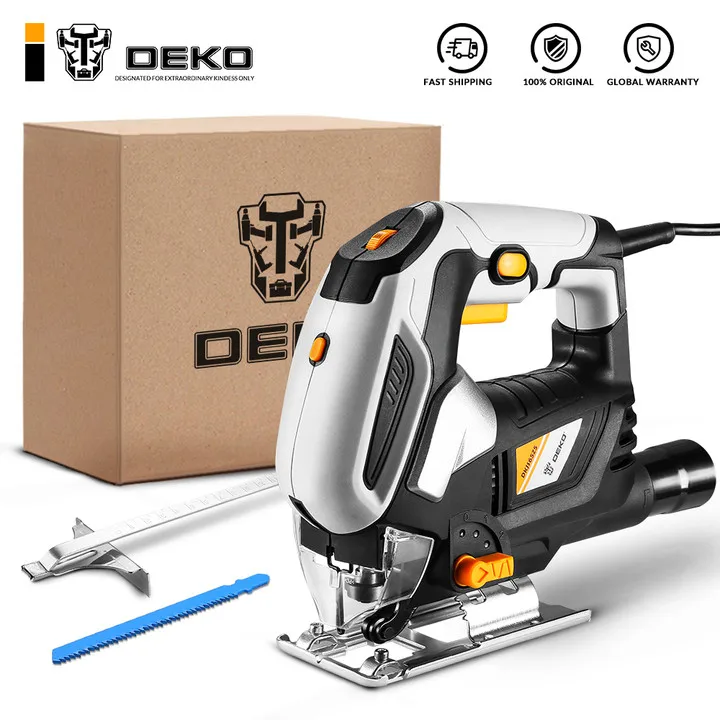 DEKO DKJS65Z5 Jig Saw for Home DIY Variable Speed Electric Saw for Woodworking Jigsaw Small Size Power Tools
DEKO DKJS65Z5 Jig Saw for Home DIY Variable Speed Electric Saw for Woodworking Jigsaw Small Size Power Tools