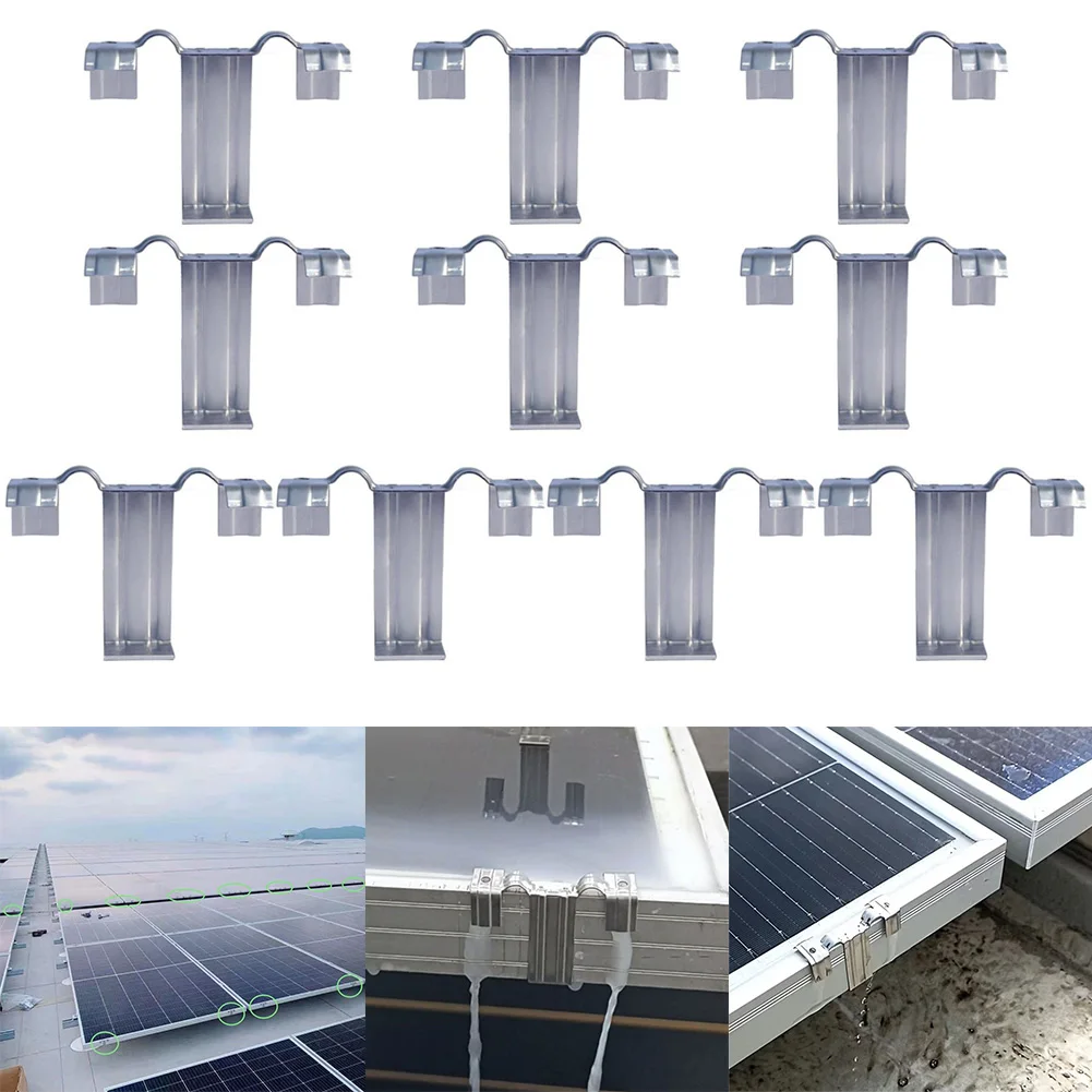 10 Pcs 30/35/40mm Solar Panel Water Guide Clip Photovoltaic Panel Frame Water Drain Water Redirection Clip Solar Power Supplies
10 Pcs 30/35/40mm Solar Panel Water Guide Clip Photovoltaic Panel Frame Water Drain Water Redirection Clip Solar Power Supplies