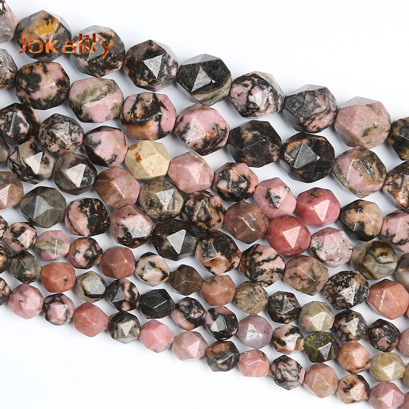 Faceted Natural Black Lace Rhodonite Beads Rhodochrosite Stone Loose Spacers Beads For Jewelry Making DIY Bracelets 6 8 10mm 15"
Faceted Natural Black Lace Rhodonite Beads Rhodochrosite Stone Loose Spacers Beads For Jewelry Making DIY Bracelets 6 8 10mm 15"