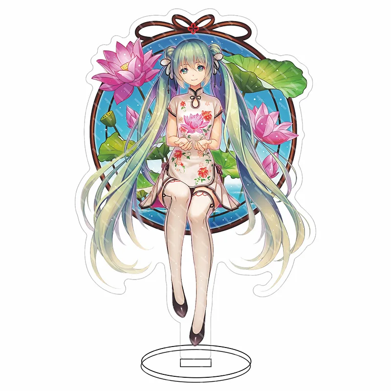 16cm Anime Figure Hatsune Miku Double Virtual singer sided Acrylic Stand Model Plate Desk Decor Standing Sign Fans Gifts toys
16cm Anime Figure Hatsune Miku Double Virtual singer sided Acrylic Stand Model Plate Desk Decor Standing Sign Fans Gifts toys