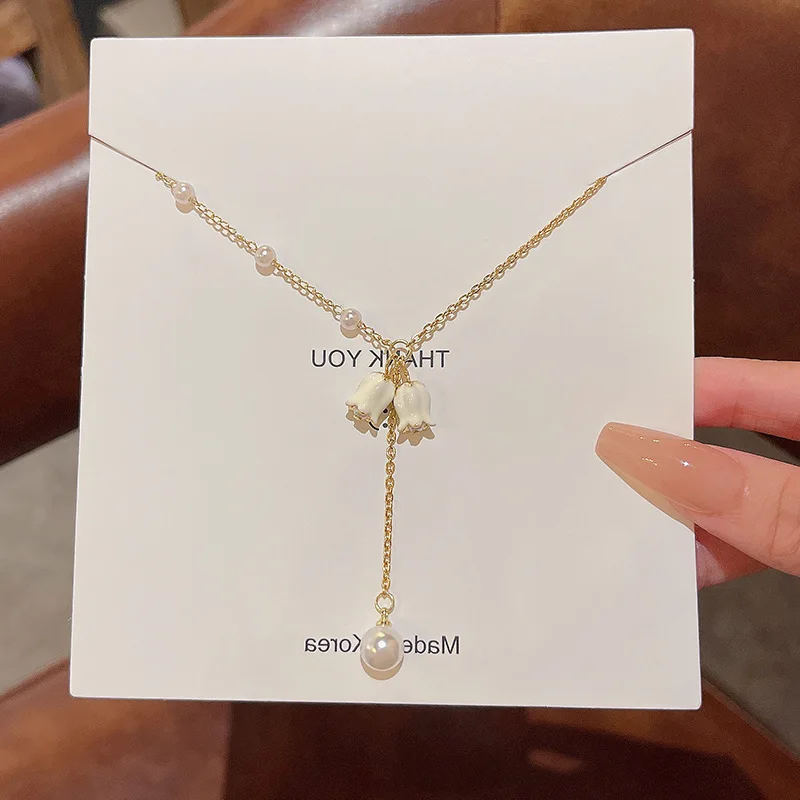 Light And Extravagant, Small And Small, Fresh Bell Orchid Necklace, Women's Style, Versatile Temperament, Red, the Same
Light And Extravagant, Small And Small, Fresh Bell Orchid Necklace, Women's Style, Versatile Temperament, Red, the Same