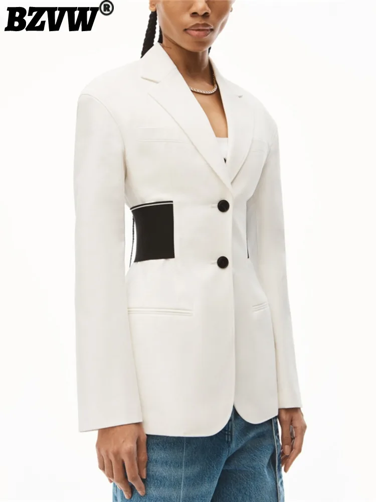 Новинка весна-осень BZVW Универсальный блейзер с длинным рукавом для женщин 2023 модный дизайнерский костюм пальто женский топ одежда 
Новинка весна-осень BZVW Универсальный блейзер с длинным рукавом для женщин 2023 модный дизайнерский костюм пальто женский топ одежда