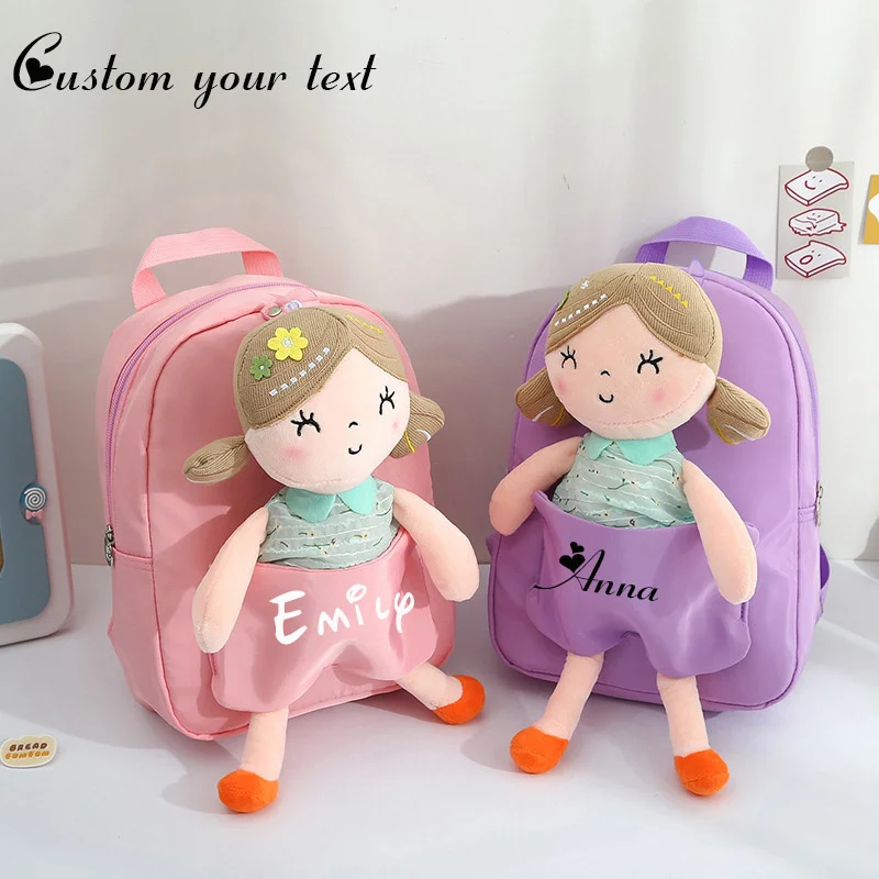 Custom name Backpack Cute Kids Toddler Backpack Plush Toy Backpack Snack Travel Bag Pre-School Bags for Girls 1-5Years
Custom name Backpack Cute Kids Toddler Backpack Plush Toy Backpack Snack Travel Bag Pre-School Bags for Girls 1-5Years