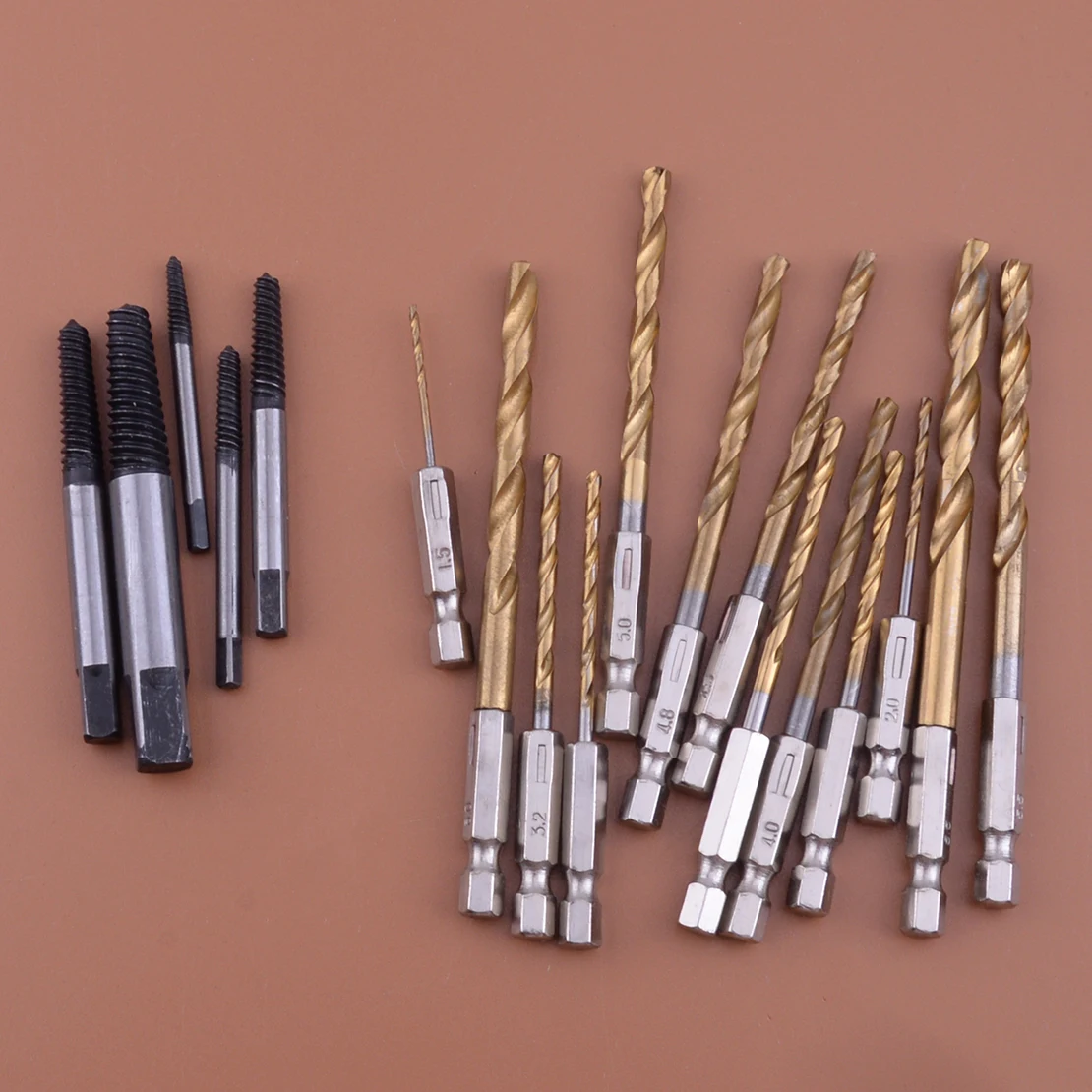 1 Set Grinding Cutting Left Hand Drill Bit Steel Handed Stud Remover Screw Extractor Reverse Kits Fit For Drill Rotary Tool New
1 Set Grinding Cutting Left Hand Drill Bit Steel Handed Stud Remover Screw Extractor Reverse Kits Fit For Drill Rotary Tool New