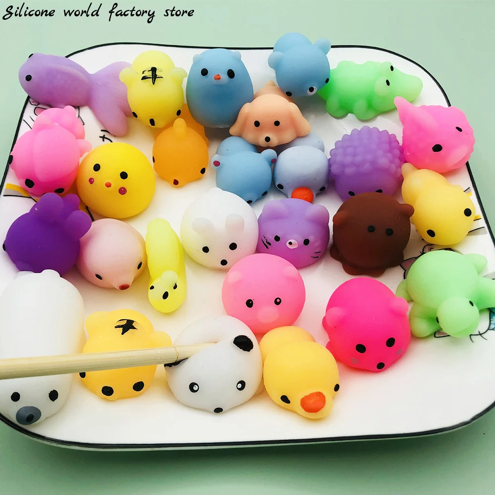 Silicone world 10Pcs/set Soft Glue Stress Relief Toys Kawaii Animal Squishy Toy Party Easter Gifts for Kids Stress Relief Toy
Silicone world 10Pcs/set Soft Glue Stress Relief Toys Kawaii Animal Squishy Toy Party Easter Gifts for Kids Stress Relief Toy