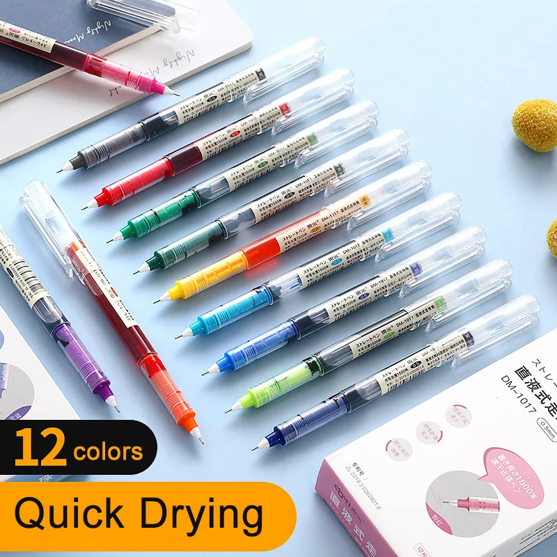 Color Quick-drying Large-capacity 0.5mm Ink Mark Gel Pen Liquid Rollerball Pen Writing Diary Office Stationary Freen Shipping
Color Quick-drying Large-capacity 0.5mm Ink Mark Gel Pen Liquid Rollerball Pen Writing Diary Office Stationary Freen Shipping