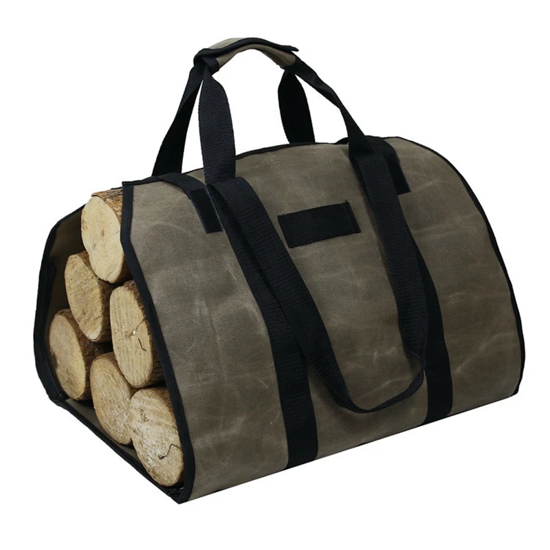 Large Waxed Canvas Firewood Carrier Log Tote Bag Indoor Fireplace Log Carrier Holder for Home Use & Outdoor Camping BBQ Barbecue
Large Waxed Canvas Firewood Carrier Log Tote Bag Indoor Fireplace Log Carrier Holder for Home Use & Outdoor Camping BBQ Barbecue