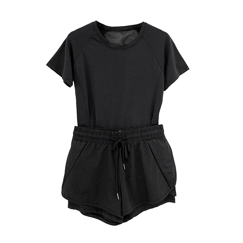 2023 Summer New Quick Drying Mesh Breathable Fitness Running Sports T Shirt Top Shorts Yoga Suit Two Pieces Women Free Shipping
2023 Summer New Quick Drying Mesh Breathable Fitness Running Sports T Shirt Top Shorts Yoga Suit Two Pieces Women Free Shipping