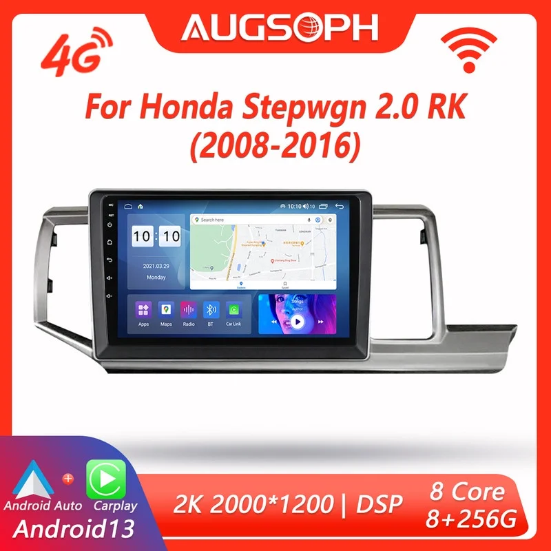 Android 13 Car Radio for Honda Stepwgn 2.0 RK 2008-2016,10inch Multimedia Player with 4G WiFi Carplay & 2Din GPS
Android 13 Car Radio for Honda Stepwgn 2.0 RK 2008-2016,10inch Multimedia Player with 4G WiFi Carplay & 2Din GPS