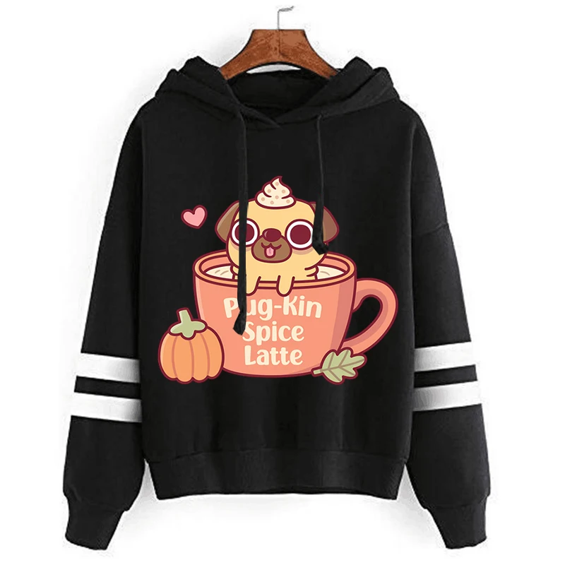 Original Brand Pug Kin Spice Latte Print Long Sleeve Neutral Loose Comfort Hoodies Cut Dog Women's Clothing Winter Sweatshirts
Original Brand Pug Kin Spice Latte Print Long Sleeve Neutral Loose Comfort Hoodies Cut Dog Women's Clothing Winter Sweatshirts