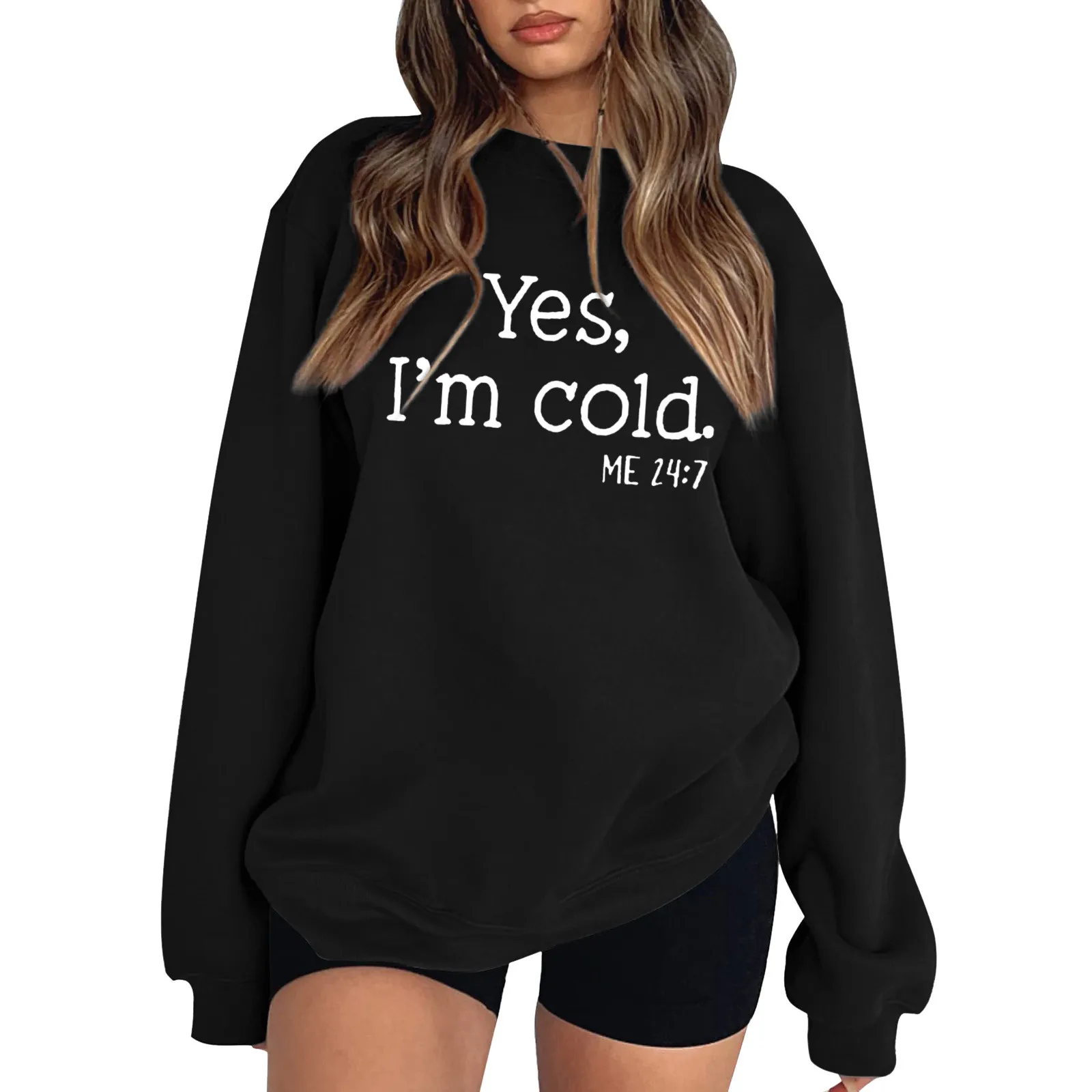 Women's Hoodleless Casual Fashion Print Long Sleeve O-neck Pullover Top Ladies Sweatshirts Harajuku Streetwear Roupas Femininas
Women's Hoodleless Casual Fashion Print Long Sleeve O-neck Pullover Top Ladies Sweatshirts Harajuku Streetwear Roupas Femininas