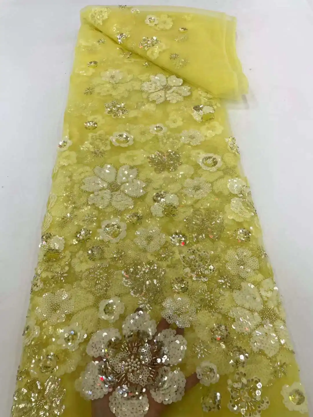 High-end Handmade African Beaded Lace Fabric 2022 High Quality Embroidery Nigerian Lace Fabric For Women French Mesh Lace Fabric 
High-end Handmade African Beaded Lace Fabric 2022 High Quality Embroidery Nigerian Lace Fabric For Women French Mesh Lace Fabric