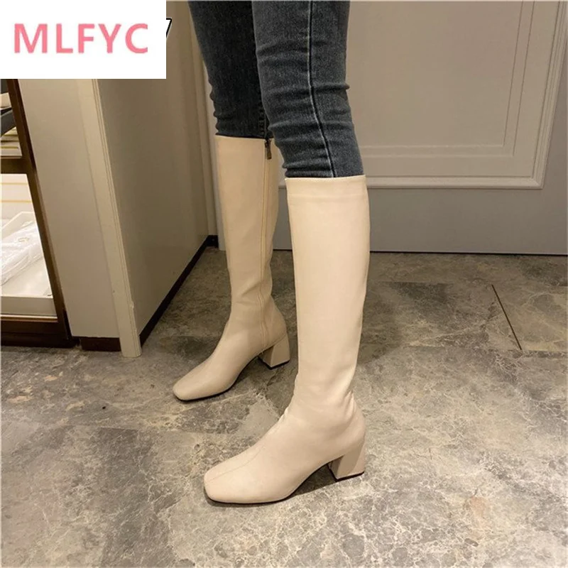 Long boots women's but knee square toe thick heel boots 2022 autumn and winter skinny boots leather boots knight high boots
Long boots women's but knee square toe thick heel boots 2022 autumn and winter skinny boots leather boots knight high boots