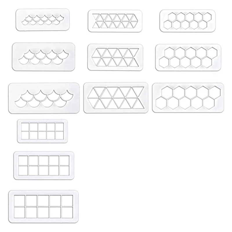 Резак для помадки и печенья, 12 шт. 
Резак для помадки и печенья, 12 шт.