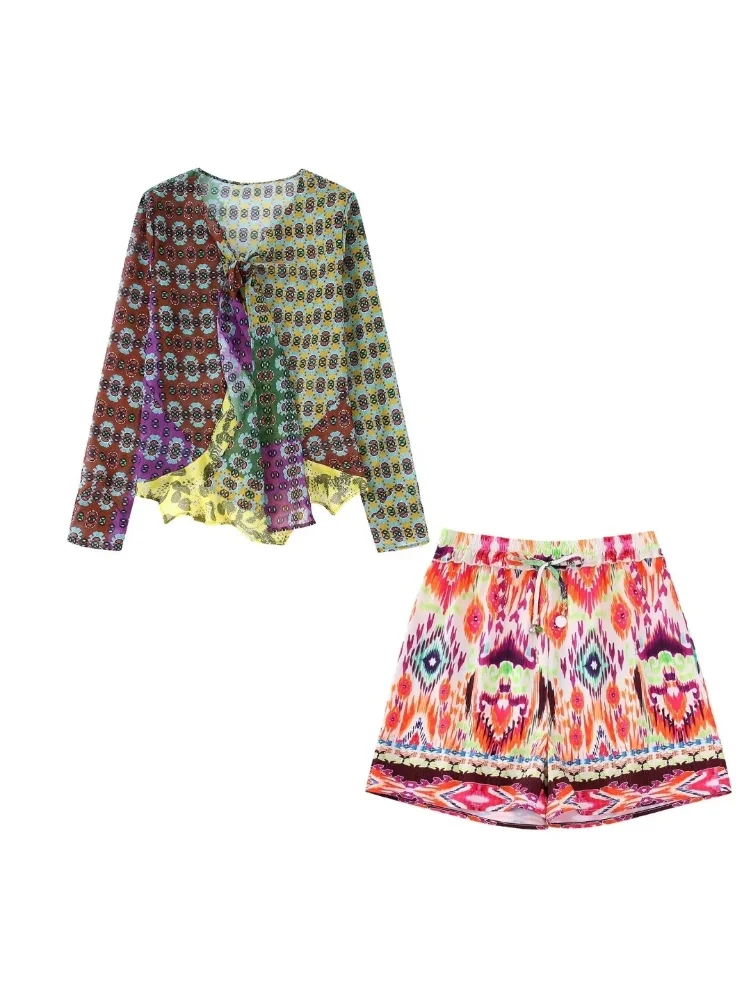 2022 Summer Women Fashion With Print Patchwork Asymmetrical Shirts Belt High Waist Skirts Casual Two Piece Co-Ords Sets
2022 Summer Women Fashion With Print Patchwork Asymmetrical Shirts Belt High Waist Skirts Casual Two Piece Co-Ords Sets