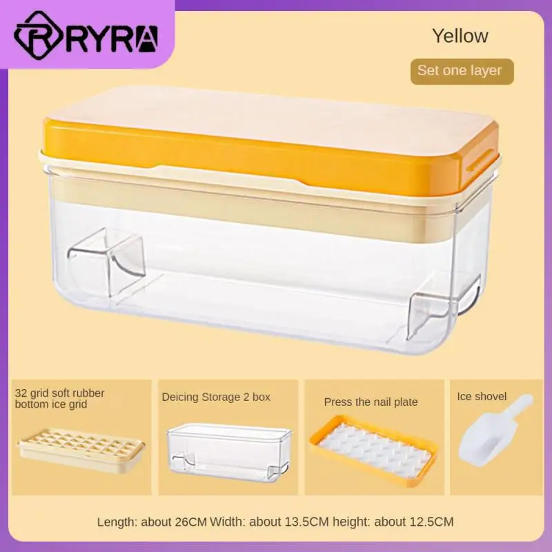 Strong Sealing Silicone Ice Grid Frozen Ice Box Easy Demoulding Ice Box Artifact Soft Rubber Material At The Bottom Ice Mold
Strong Sealing Silicone Ice Grid Frozen Ice Box Easy Demoulding Ice Box Artifact Soft Rubber Material At The Bottom Ice Mold