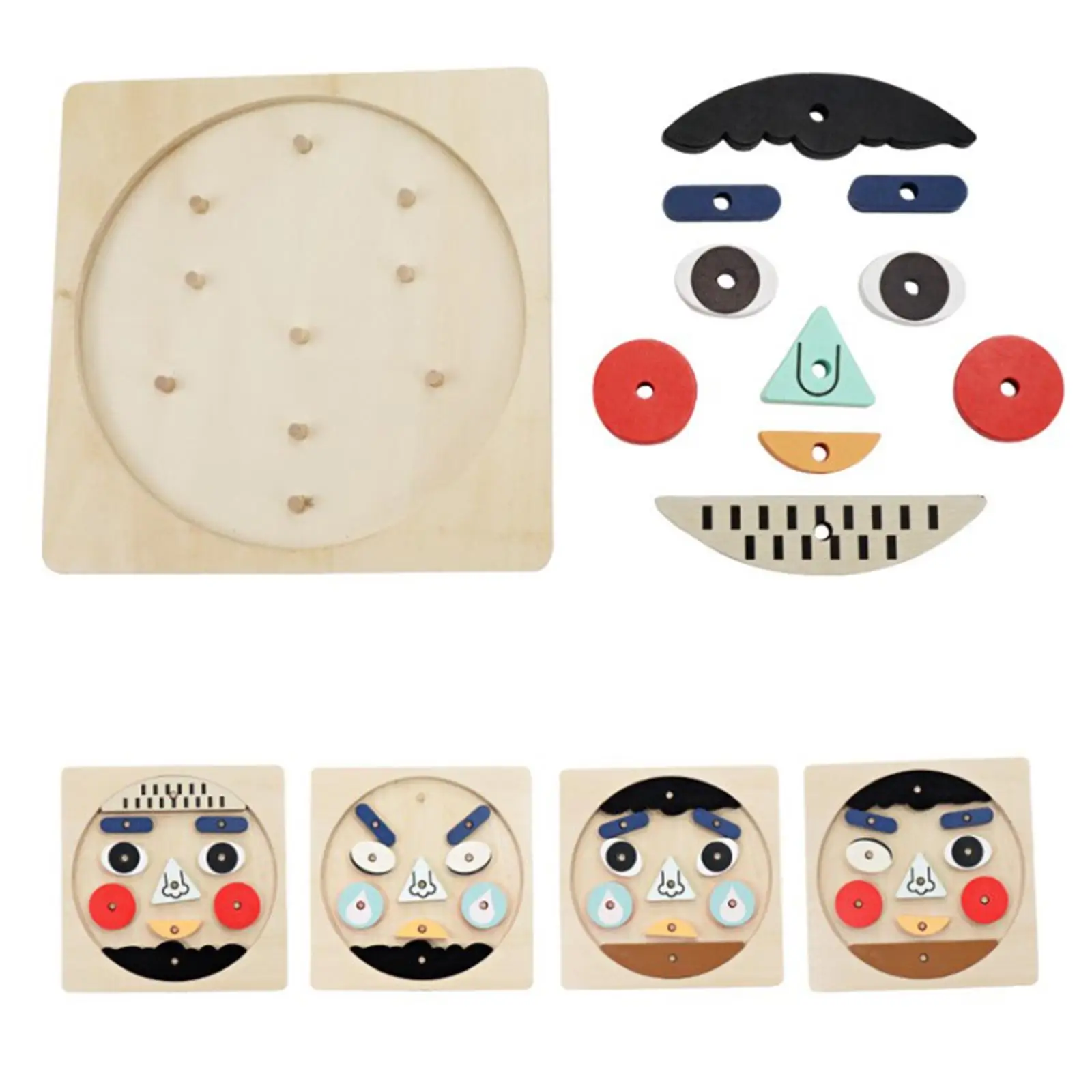 Face Changing Building Pieces Board Game Cartoon Puzzle Montessori Toys Wooden Game Thinking Challenge Kids Toys
Face Changing Building Pieces Board Game Cartoon Puzzle Montessori Toys Wooden Game Thinking Challenge Kids Toys