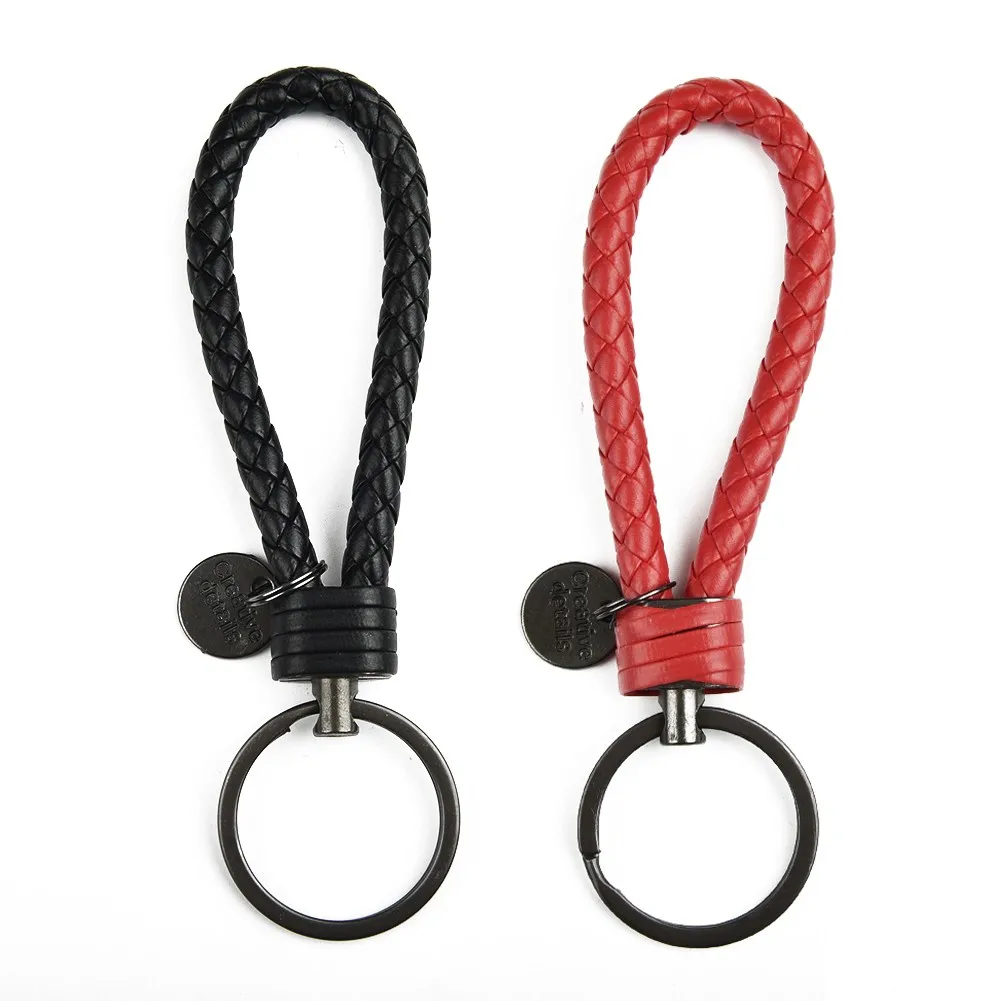 Braided Leather Keychain Strap Key Ring Leather Strap Braided Rope Keychain Universal Interior Accessories
Braided Leather Keychain Strap Key Ring Leather Strap Braided Rope Keychain Universal Interior Accessories