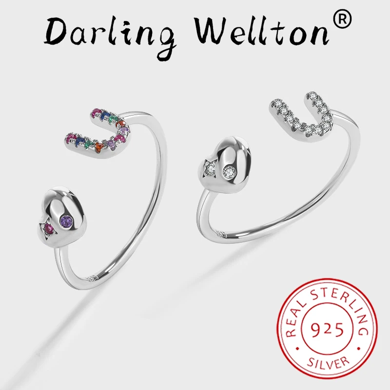 NEW Fashion Rainbow Asymmetric Heart Shape U Letter Opening Adjustable Couple Ring For Women Sterling Silver Anniversary Jewelry
NEW Fashion Rainbow Asymmetric Heart Shape U Letter Opening Adjustable Couple Ring For Women Sterling Silver Anniversary Jewelry