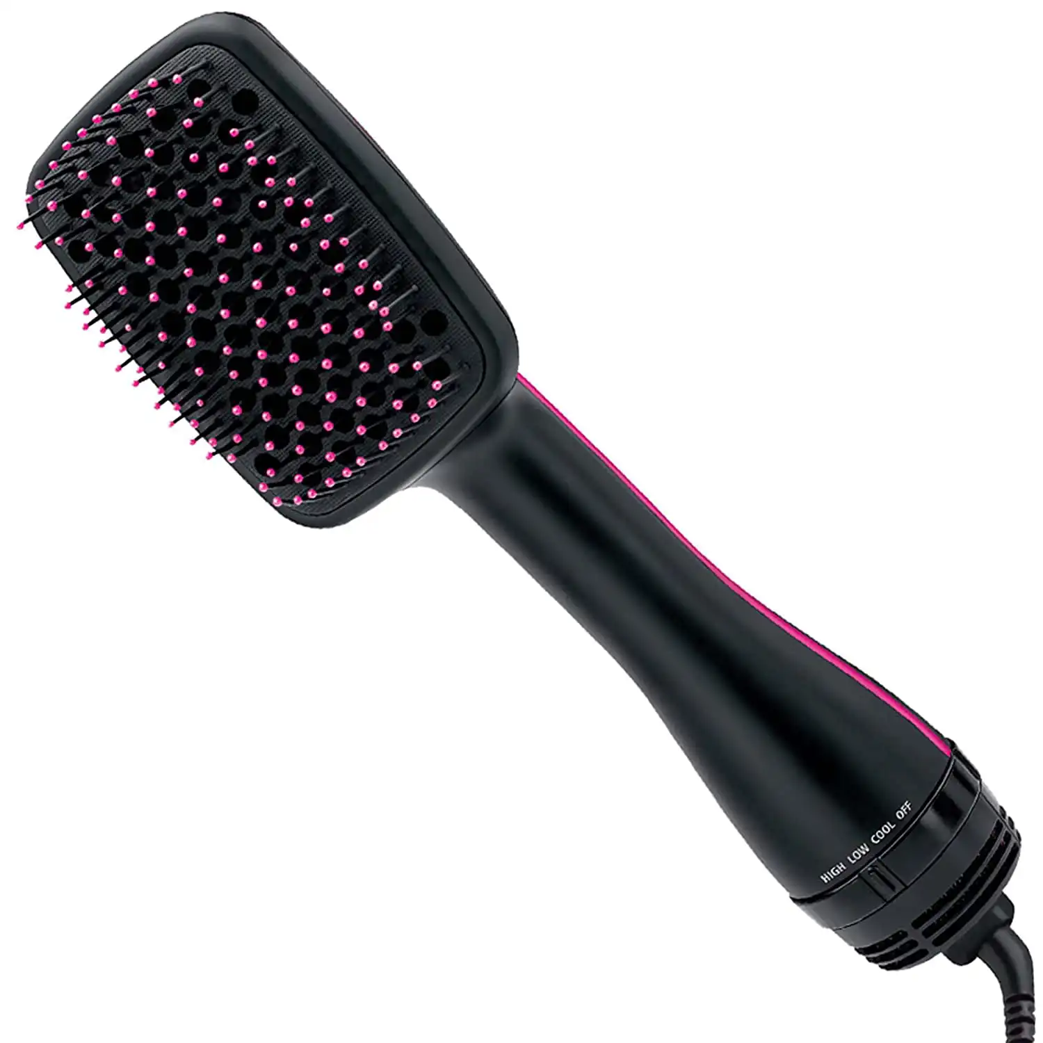 Hair Dryer Brush, Lavener 2 in 1 Negative Ion Blow Dryer with Comb, Fast Drying Hair Dryer Hot Air Brush, One-Step Hair Dryer an
Hair Dryer Brush, Lavener 2 in 1 Negative Ion Blow Dryer with Comb, Fast Drying Hair Dryer Hot Air Brush, One-Step Hair Dryer an