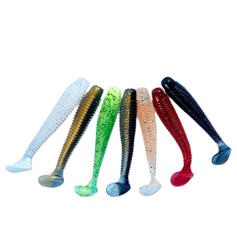 Threaded T Tailed Soft Worm Lead Hook Sea Freshwater Luya Lures Bass Mandarin Warped Mouth Fake Bait Fishing Gear Accessories
Threaded T Tailed Soft Worm Lead Hook Sea Freshwater Luya Lures Bass Mandarin Warped Mouth Fake Bait Fishing Gear Accessories
