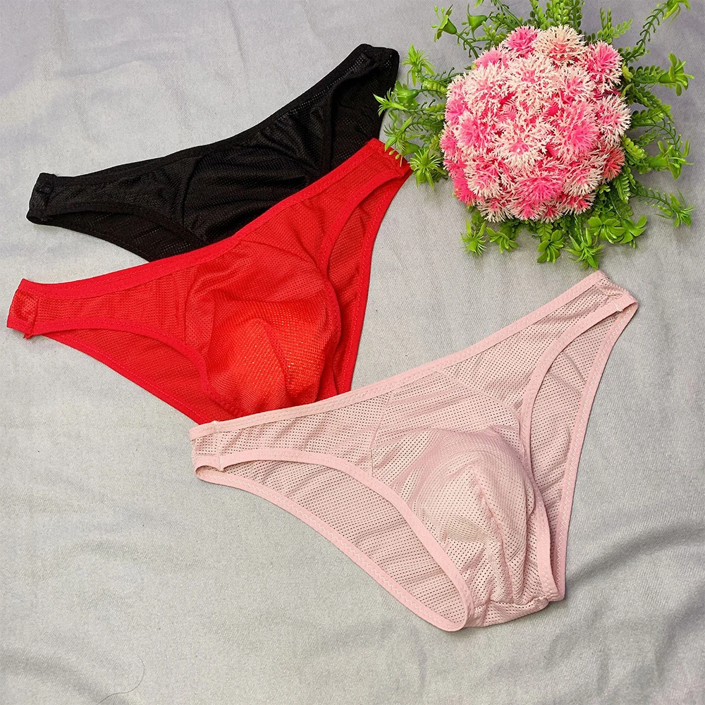 Men Sexy Briefs Sheer Mesh Underwear Low Waist See Through Pouch Underpants Breathable Panties Boys Lingerie Translucent Briefs
Men Sexy Briefs Sheer Mesh Underwear Low Waist See Through Pouch Underpants Breathable Panties Boys Lingerie Translucent Briefs