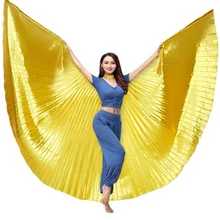 Belly Dance Wings Isis Wings Belly Dance Accessories Bollywood Oriental Egyptian Sticks Costume Adult Kids Children Women Gold