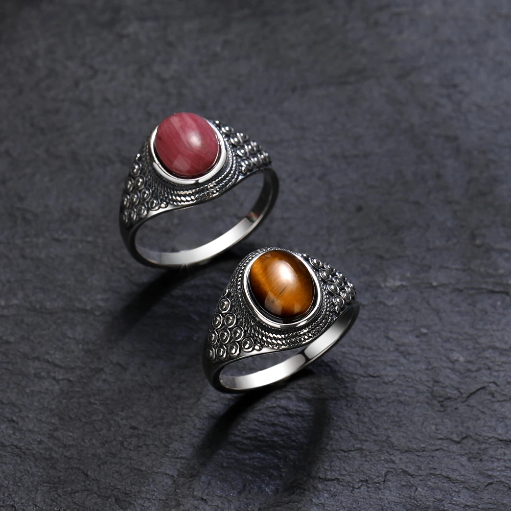 Silver Punk Oval Kyanite Gemstone Rings For Women Gemstone Sandstone Jewelry For Women Party Birthday Gift Daily Wholesale
Silver Punk Oval Kyanite Gemstone Rings For Women Gemstone Sandstone Jewelry For Women Party Birthday Gift Daily Wholesale